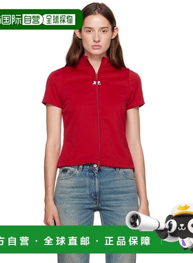 1h可退 香港直邮潮奢 Courreges 女士 红色 Interlock Tracksuit