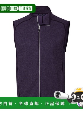 自营 cutter & buckCutter&Buck Mainsail毛衣针织男式全拉链背心