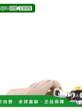 1h可退 香港直邮潮奢 Marni 玛尼 女士 扭纹交叉带拖鞋 SAMS01870