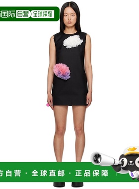 1h可退 香港直邮潮奢 SHANG XIA 女士 独家发售黑色连衣裙 WBV531
