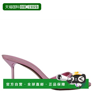 自营 paris texas巴黎得克萨斯州Lidia 70皮骡-粉红色 美国奥莱直