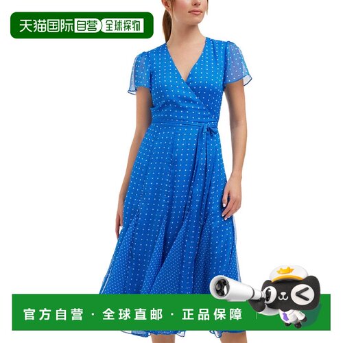 自营Draper James Daphne Wrap Dress - polka dot 美国奥莱直发