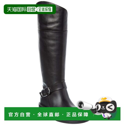 自营rag & bone Hayden皮革马靴-黑色 美国奥莱直发