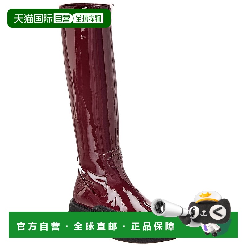 自营 tod'sTODs Gomma专利及膝长靴-红色 美国奥莱直发