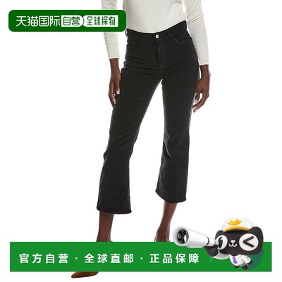 自营JOE'S Jeans Corduroy High Rise Black Rise Crop Bootcut J