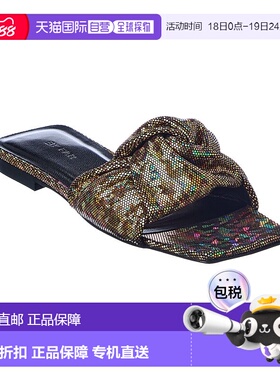 自营By FAR Lima迪斯科皮凉鞋-金色 美国奥莱直发