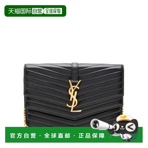 自营Saint Laurent Matelasse Lambskin Monogram Sulpice Chain