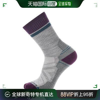 香港直邮潮奢 smartwool 男士 Hike Winding Trail Crew 浅方形袜