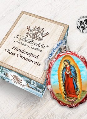 瓜达卢佩玻璃装饰品的Designocracy女士 - 多色 【美国奥莱】直发