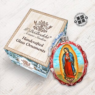 瓜达卢佩玻璃装饰品的Designocracy女士 - 多色 【美国奥莱】直发