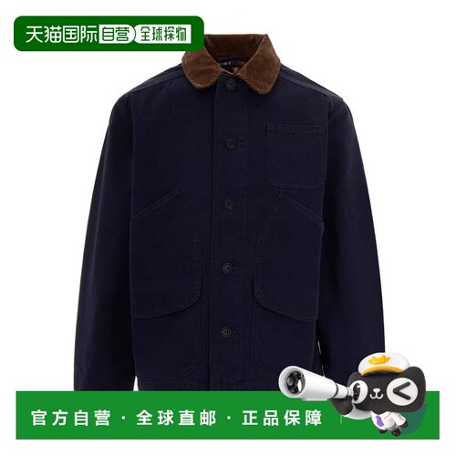 自营filsonCanvas Blue Mussel Jacket - black 美国奥莱直发夹克