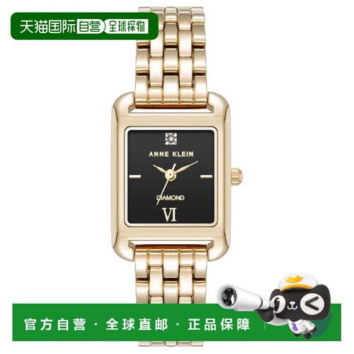 自营Anne Klein Women's Classic Black Dial Watch - black 美国
