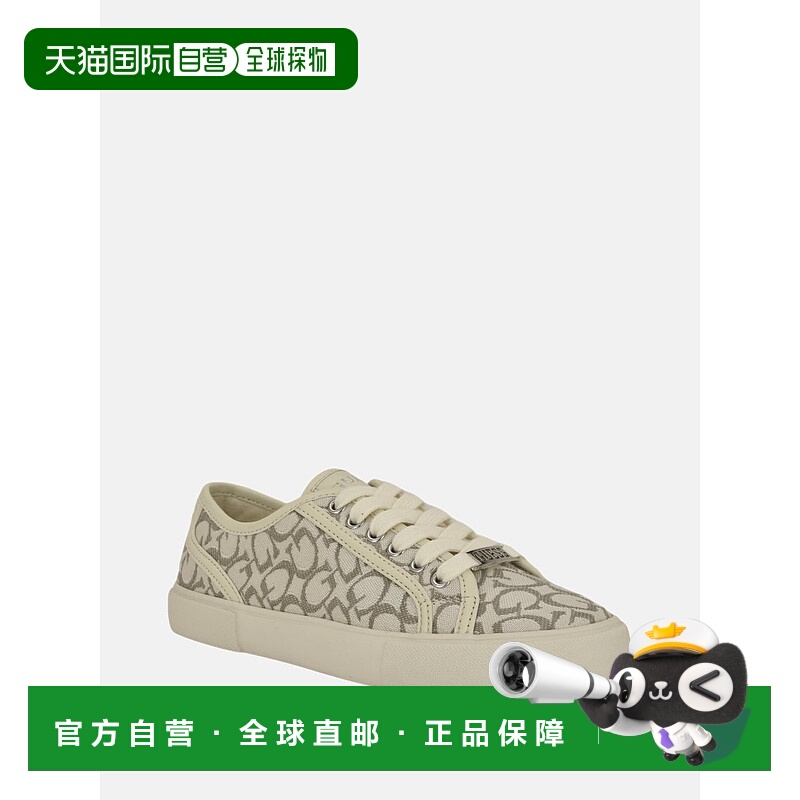 自营guessMelya Logo Low-Top Sneakers - grey logo 美国奥莱直