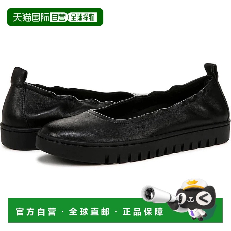 自营Vionic Uptown J2129L1001 Ballet Flat Women Black Leather