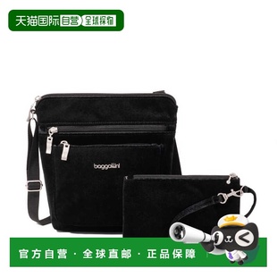 自营baggallini Women's Pocket Crossbody Bag with RFID Wristl