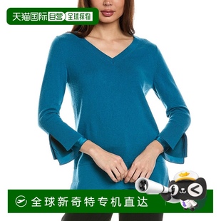 york拉斐特148纽约羊毛和羊绒混纺V领毛 自营 new lafayette 148