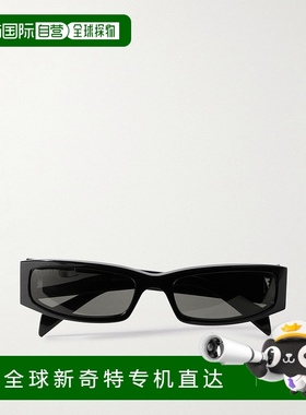 1h可退 香港直邮潮奢 Gucci 古驰 女士 黑色 Rectangular Frame