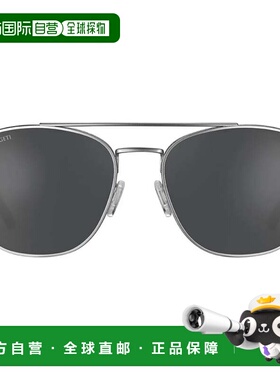 自营serengetiCarroll Large Aviator-Style Sunglasses with Sil
