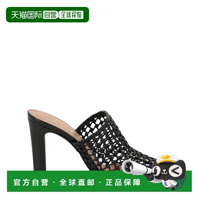 自营salvatore ferragamoEllas X5笼式骡子-黑色 美国奥莱直发