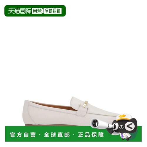 自营tod'sAlmond Toe White Flats - white 美国奥莱直发单鞋