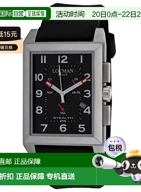 自营Locman Men's Black dial Watch - black 美国奥莱直发