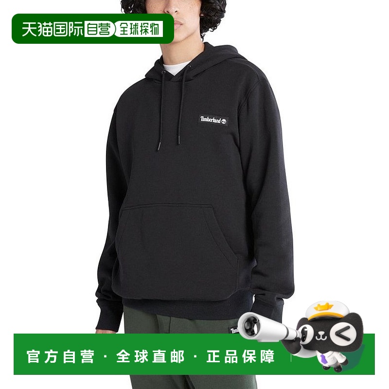 1h可退 【美国直邮】Timberland Woven Badge Pullover Hoodie 男
