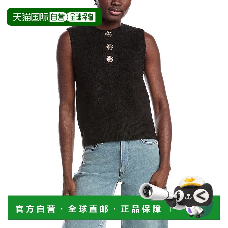 自营ANNA KAY Auguste Sweater Vest - black 美国奥莱直发