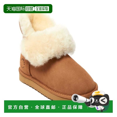 自营Fireside By Dearfoams Women's Perth Genuine Shearling Fo