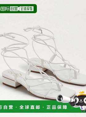 自营Sam Edelman Daffy Sandals Women's  White Leather Square