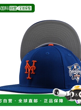 自营 New Era 纽约大都会队 2000 年世界大赛 59FIFTY 修身灰色 U