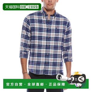 Brothers blue Plaid Shirt 美国奥莱直发 Flannel 自营Brooks