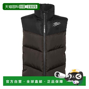 自营plein sportPuffer Jacket Vest - black 美国奥莱直发