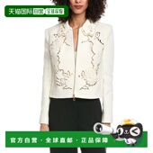 Renta Floral Tweed 自营Oscar Detail Lined Silk Wool