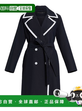 自营 marina rinaldiALLORO-深蓝色 美国奥莱直发风衣