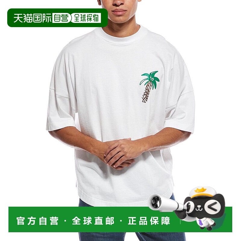 自营Palm Angels Sketchy Over T-Shirt - white 美国奥莱直发