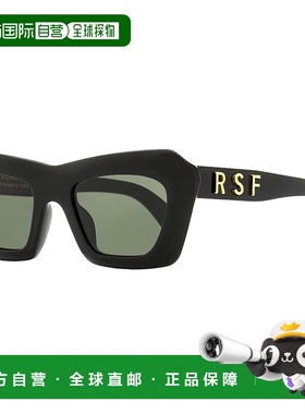 自营 Retrosuperfuture 男女通用现代猫眼太阳镜 Zenya 3EH 黑色