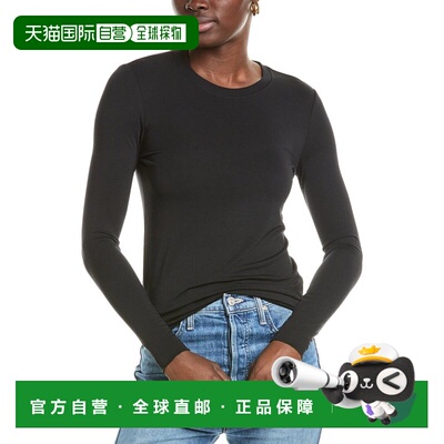 自营splendid锦绣竹t恤-黑色 美国奥莱直发