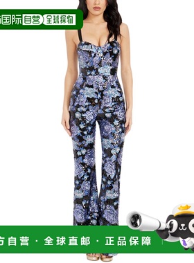 自营Dress The Population Presley Regular Fit Jumpsuit - blue