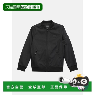 自营 guess生态伊德里斯夹克（7-16）-黑色 美国奥莱直发