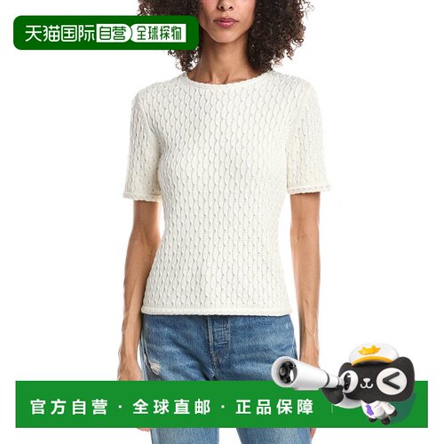 自营Theory Textured T-Shirt - ivory 美国奥莱直发