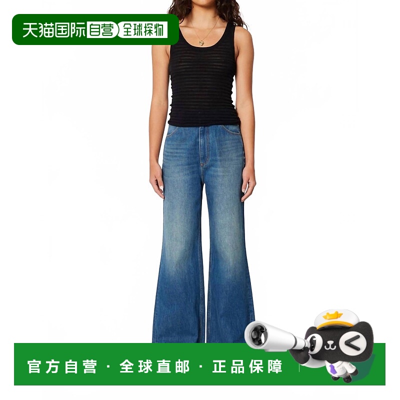 自营rolla'sStudio High Rise Wide Leg Jean In Eclipse 美国奥