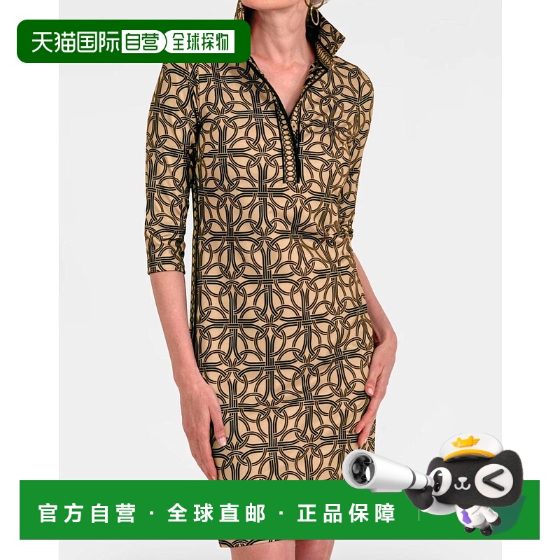 自营gretchen scottWomen's Everywhere Ring Toss Dress In Cham