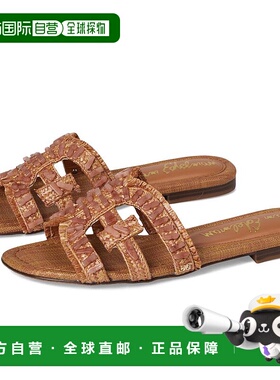 1h可退 【美国直邮】sam edelman 女士凉鞋平底拖鞋夏季户外休闲