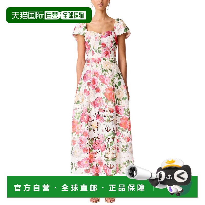 美国直邮自营ELLIATT Roselle A Line长裙-白色 美国奥莱直发
