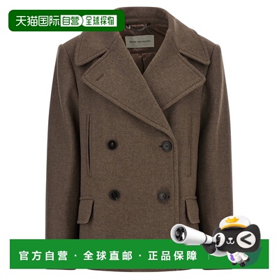 自营Dries Van Noten Women's Vafel Coat - brown 美国奥莱直发