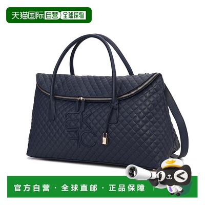 自营mia k collectionEulalie Women Weekender Bag Vegan Leathe