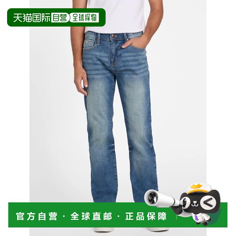自营 guessDel Mar直筒牛仔裤-自然多洗 美国奥莱直发直筒裤