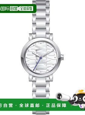 自营DKNY女式Soho银色表盘手表-银色 美国奥莱直发