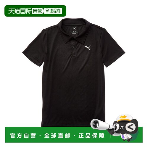 自营PUMA Essential Performance polo衫-黑色 美国奥莱直发