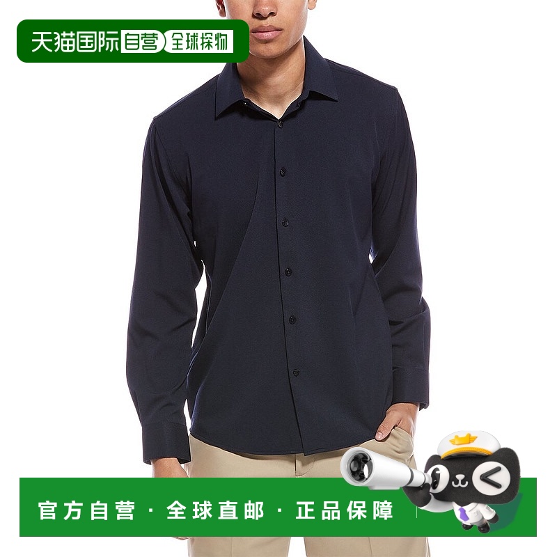 自营ben sherman本 谢尔曼修身衬衫-蓝色 美国奥莱直发